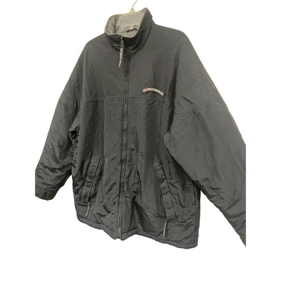Polo Jeans Co.‎ Ralph Lauren Men's Vintage Black Coat Jacket Size Large - Picture 3 of 14
